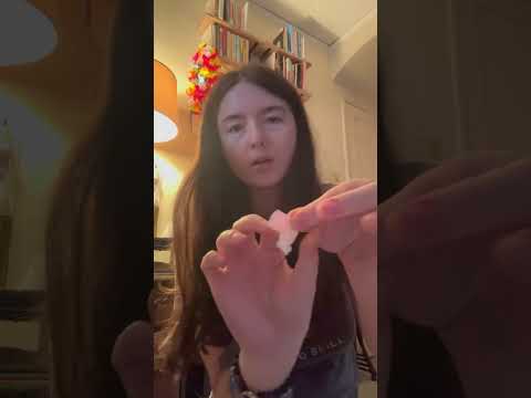 Putting stickers on your face ASMR