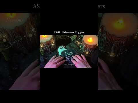 ASMR Halloween Triggers👻 Tapping and Scratching🎃 #asmr #relax #mictriggers