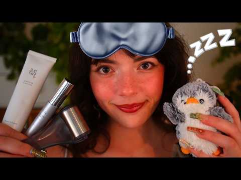 ASMR Taking Care of You Until You Fall Asleep 🌙  Pampering, Skincare, Personal Questions