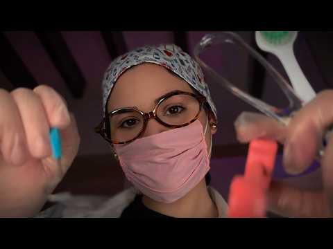 ASMR DENTISTA Limpeza Dental 🦷 Roleplay Realista✨️