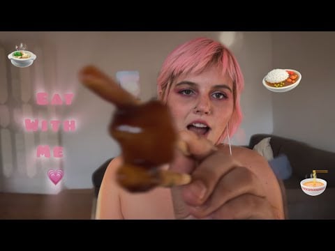 🍽️ Eat Dinner With Me | Relaxing Mukbang + Mouth Sounds (ASMR) 💕