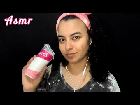 ASMR SPA FACIAL EM MIM, ENQUANTO VOCÊ RELAXA 😴