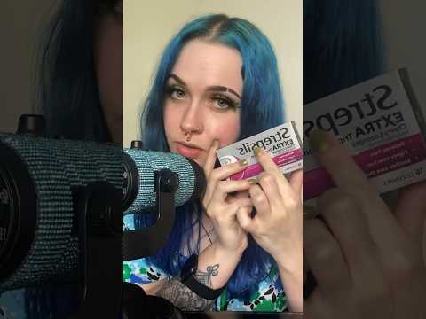 strepsils for sore throat 🤒 #asmr #triggerwords #triggerwordasmr #britishaccent #asmrwhispering