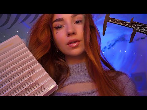 ASMR: Je fais tes SOURCILS et EXTENSIONS DE CILS