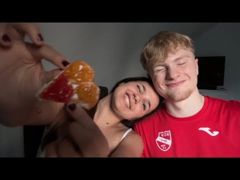 ASMR | Eat waffles & jam with my boyfriend and I 🧇🍓