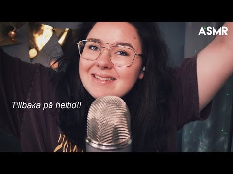ASMR Vem är redo för massa avslappning? ♥ Hand movements, hand sounds, mouth sounds, tapping etc.