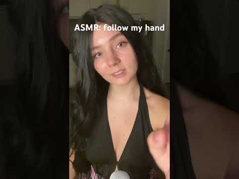follow my hand 🤍#asmr #girlfriendasmr #visualasmr #eyecontact #tingles