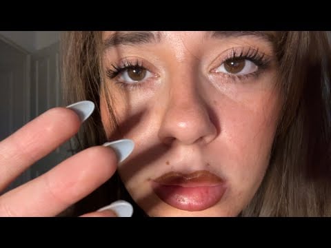 ASMR Upclose visuals and clicky mouth sounds