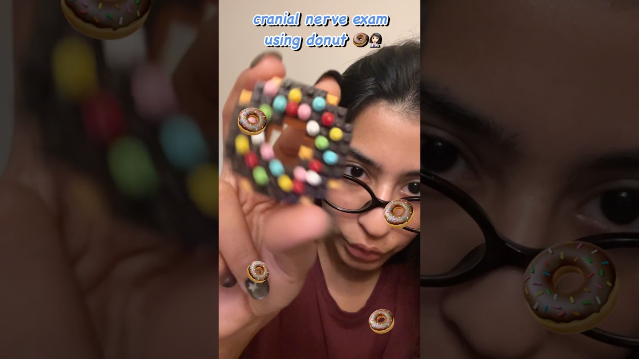 did u pass this yummy exam?🍩👩🏻‍⚕️ #asmr #asmrsounds
