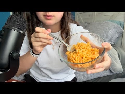 ASMR Eating Carbonara Buldak Ramen