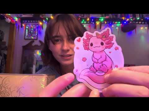 my sticker collection | ASMR | ~lofi~ whispered