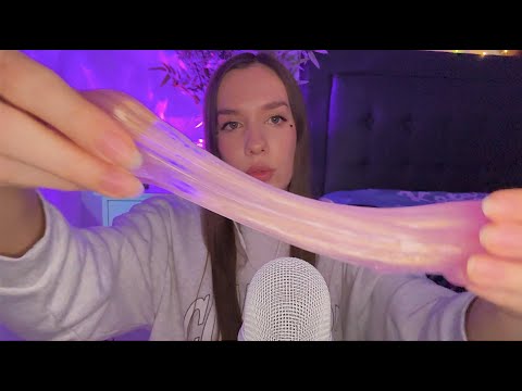 Slimy and Squishy ASMR 🎀 Whisper and Anti Stress Toy 🍄