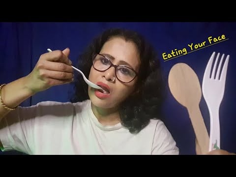 Asmr Eating Your Face~ You're delicious 😋| mouth sounds asmr |Ghosal Asmr