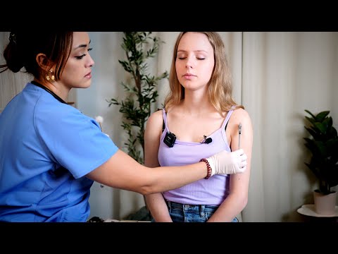 Cranial Nerve Exam & Full Body Sensation Test [Head to Toe Assessment] ASMR 'Unintentional' Roleplay