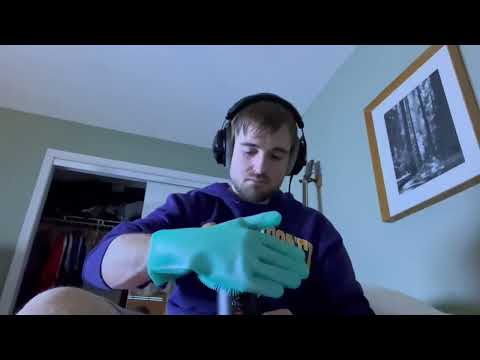 ASMR - Tape on Mic, Silicon Gloves, Cloth Rubbing (Intense)