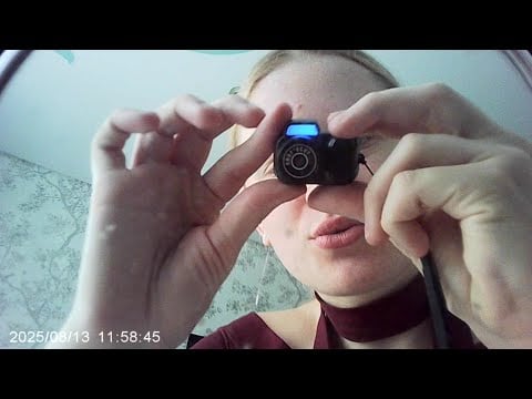 fast and aggressive ASMR on a mini retrocamera//быстрый и агрессивный асмр на мини камеру ретро