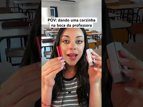 POV: dando uma corzinha na boca da professora #asmr #humor #comedia #shorts