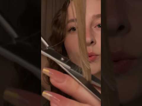 ASMR giving you a hair cut #asmr #alidaasmr
