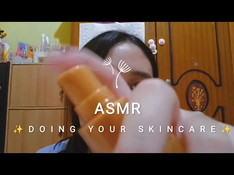 ASMR | Doing your skincare 🍯✨Skincare Application - ASMR Skincare 🌈