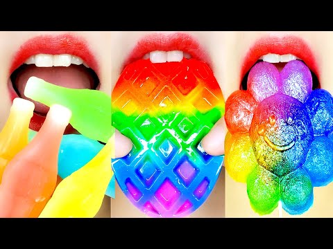 Rainbow Dessert🌈 ASMR Collection 무지개 간식 먹방 10분 모음