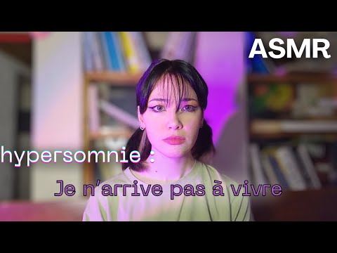 ASMR : mon problème avec le sommeil 💤(chuchotements + mic touching)