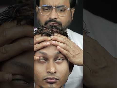 wonderful cracks and massage by indian barber relax king asmr #shorts