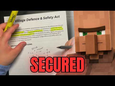 Minecraft ASMR: Policy Advisor Explains YOUR Village Defense Requirements | Roleplay