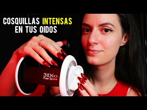 ASMR español DIRECTAMENTE EN TUS OIDOS *3Dio Cosquillas Intensas*