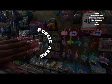 PUBLIC ASMR IN OUR FAVORITE STORE | *No Talking* | Camera Tapping,Tapping,Scratching & More!