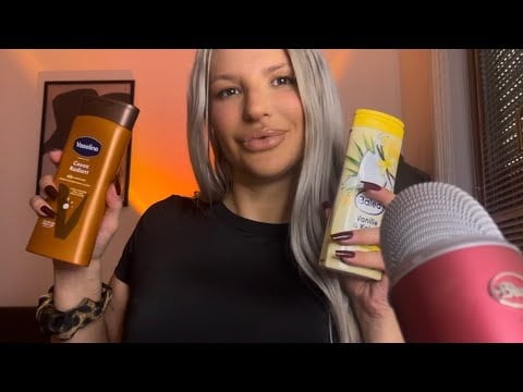ASMR On Empty Products 🧴🫧 Tapping , Scratching & Whispering 