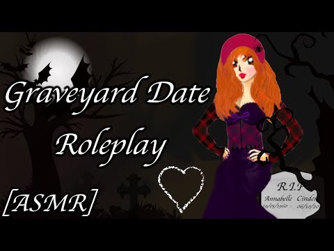 [ASMR] Grave yard date (fantasy) (first date)