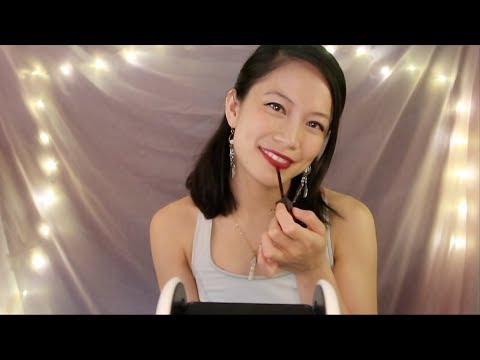 ASMR *Lips* (Applying Gloss, Kiss~Mouth~Tummy Sounds & Lip Smacking)