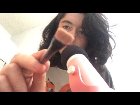 ASMR Mic 🎙 Stippling/poking 👉 (tingly mic triggers)