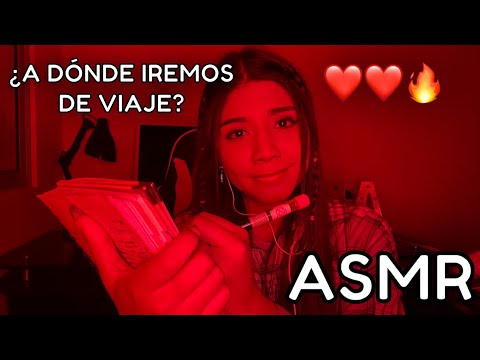 ASMR ROLEPLAY ESPAÑOL / Tu NOVIA Y TÚ ORGANIZAN UN VIAJE SECRETO