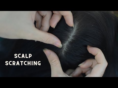 ASMR Head Scratching Aggressive, Real Person Hair Parting, Hair Brushing Tingles For Insomnia Relief