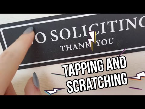 2 MINUTE FAST AND AGGRESSIVE SCRATCHING TAPPING ASMR 🤸‍♀️