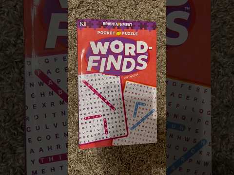 ASMR Tapping On Word-Finds Volume 264 #ASMR #Shorts