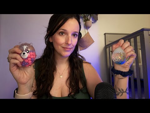 ASMR | playing with sensory toys ✨ relaxing sleepy sounds