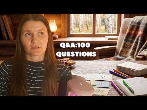 Russian girl answers 100 questions (English with Russian accent)