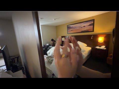 ASMR hotel room tour