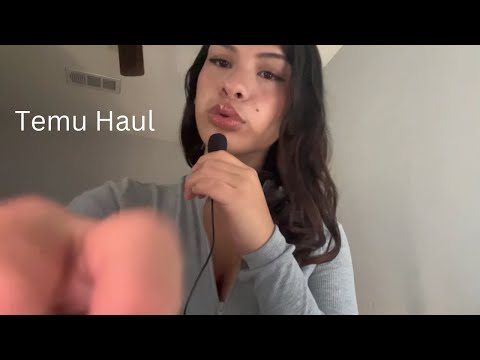 ASMR| Temu Haul (fabric scratching)