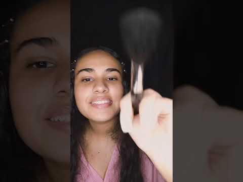 ASMR PINCEL NA TELA + SONS DE BOCA💋😴🧠#asmr #viral #tapping #pincelnatela #shorts #short #viralshort