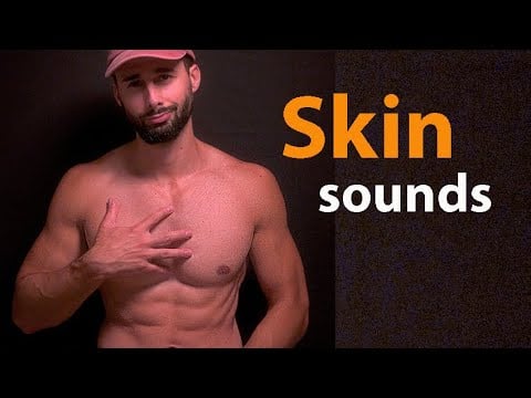 ASMR ABS Sounds 🍫 Shirtless asmr 💪🏽 Hand Sounds🖐Body Triggers