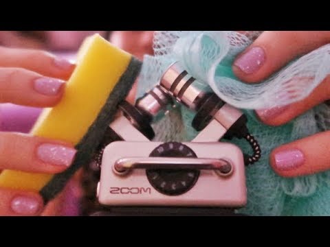 ASMR: VOU TE FAZER DORMIR COM ESPONJAS - Binaural