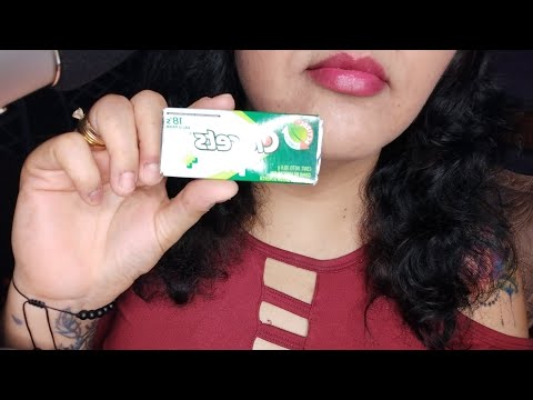 ASMR platicando con chicle