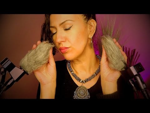 💤 S'endormir vite avec affirmations positives (caresses micro, crépitement)