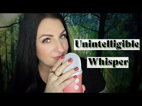 ⚪️🎙️ASMR Unintelligible Whisper🎙️⚪️