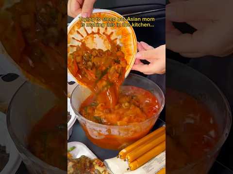 Trying to sleep but Asian mom is making this in the kitchen… #food #eating #recipe