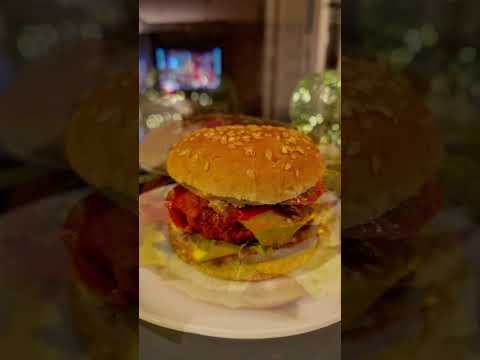 Hamburger 🍔  maison végétal #asmrvideo #asmr #asmrfrançais