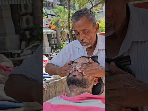 Waris Barber Free Face Massage #asmr #thebarbersarms #headmassage #indianbarber
